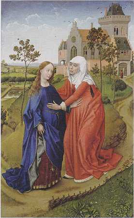 《玛丽的访问》宗教油画赏析
