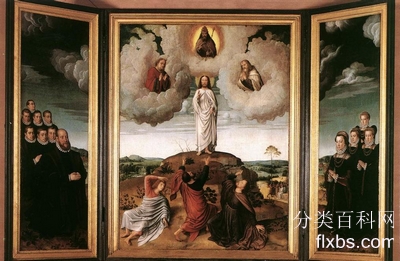 《基督的变形》人物画,宗教油画赏析
