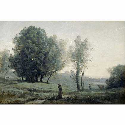 《景观》柯罗1872版创作绘画赏析