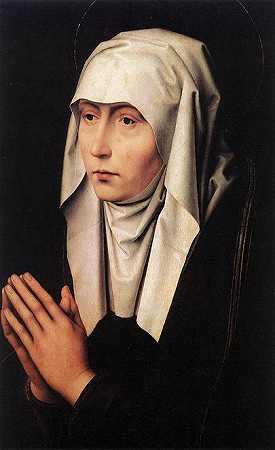 《圣母玛利亚》肖像绘画作品赏析