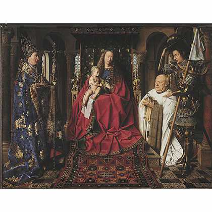《卡农的圣母》艾克1436版创作绘画赏析