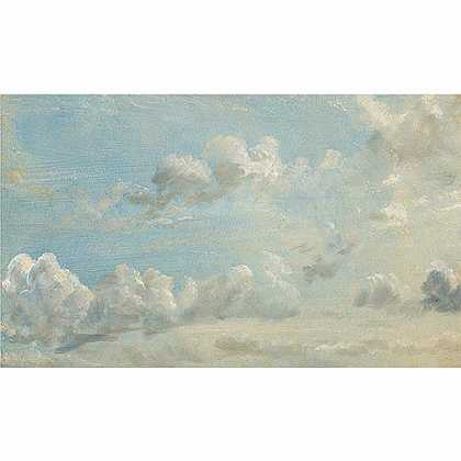 《云的研习》康斯塔伯1822版创作绘画赏析