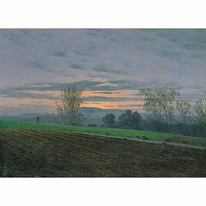 《翻耕过的田地》弗里德里希1830版创作绘画赏析