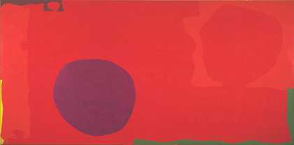 《镉与紫罗兰，红色，翡翠，柠檬和威尼斯人》抽象画赏析