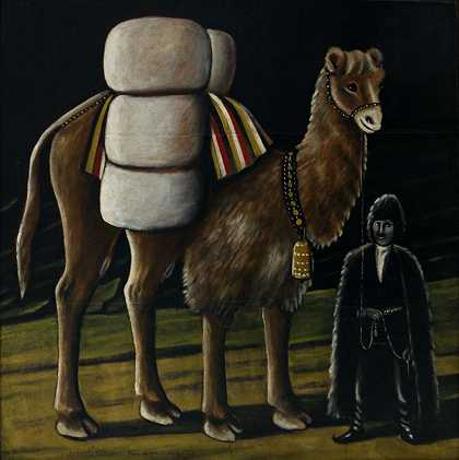 《鞑靼人-骆驼骑者》人物画作品赏析