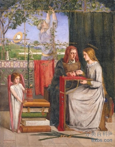 《玛丽维珍的童年》宗教油画赏析