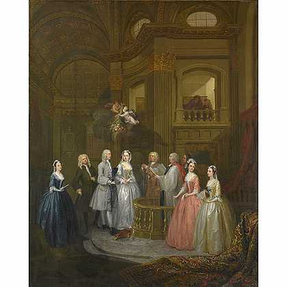 《史帝夫和玛丽的婚礼》霍加斯1729版创作绘画赏析