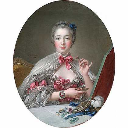 《庞毕度夫人》弗朗索瓦·布歇1758版创作绘画赏析