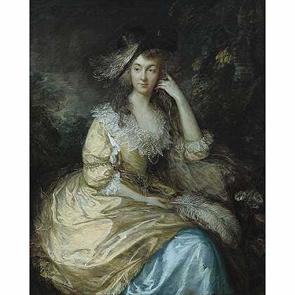 《弗朗西斯·苏珊娜夫人》根兹巴罗1786版创作绘画赏析