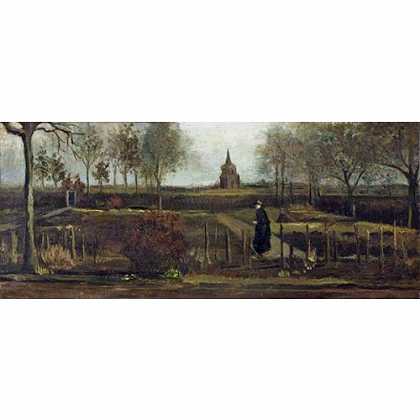 《春天花园》梵高1884版创作绘画赏析