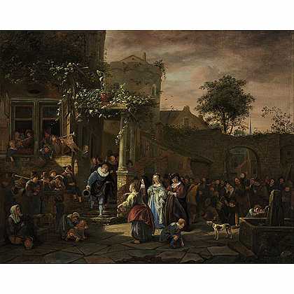 《乡村婚礼》史坦1653版创作绘画赏析