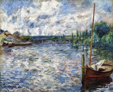 《查图的塞纳河》油画风景作品赏析
