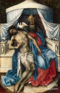 《圣三一之哀悼（上帝的王座）》宗教油画赏析
