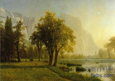 《埃尔卡皮坦，优胜美地山谷》油画风景作品赏析