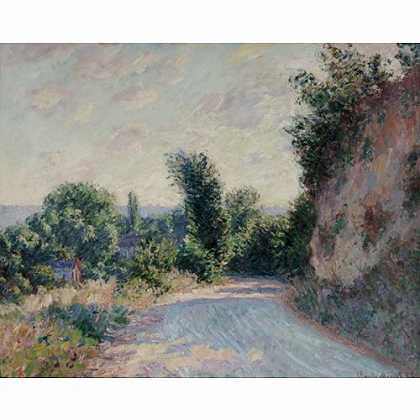 《吉维尼附近的小路》莫奈1885版创作绘画赏析