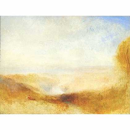 《河流与海湾的景观》脱尔诺1835版创作绘画赏析