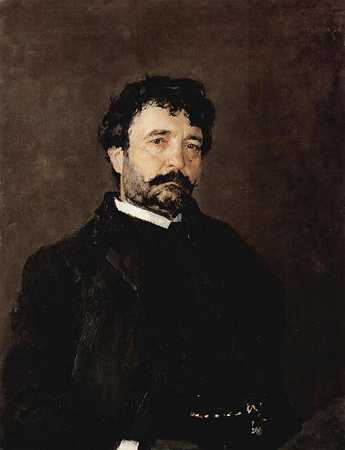《歌手安杰洛马齐尼的肖像》肖像绘画作品赏析
