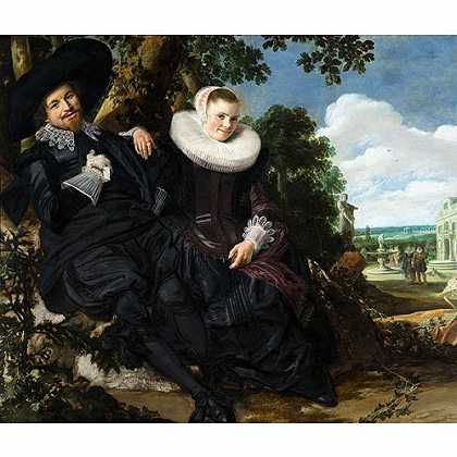 《结婚画像》哈尔斯1622版创作绘画赏析