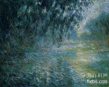 《雨中的塞纳河清晨》油画风景作品赏析