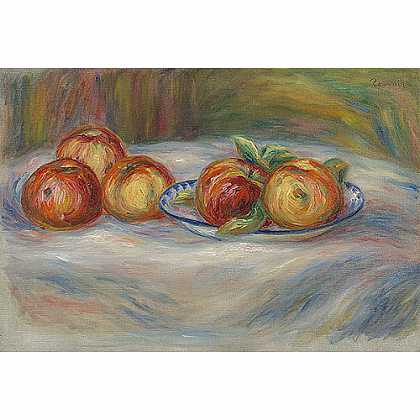 《苹果的静物画》雷诺阿1905版创作绘画赏析
