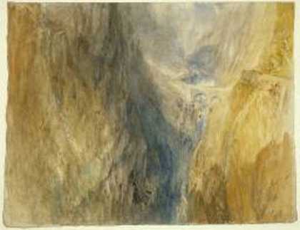 《魔鬼桥，圣哥达》油画风景作品赏析