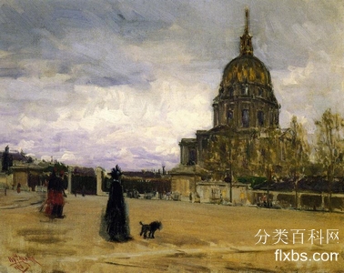 《巴黎荣军院》城市景观绘画赏析