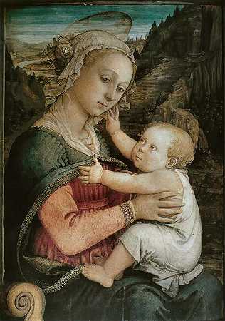 《圣母和圣婴》宗教油画赏析