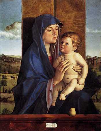 《圣母和圣婴》宗教油画赏析