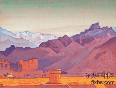 《去西藏的路》风景油画赏析