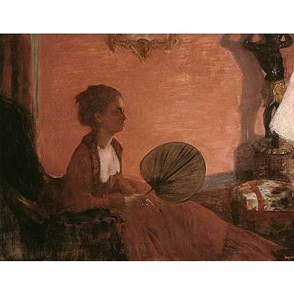 《加缪夫人》德加1869年创作绘画赏析