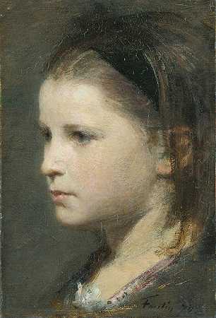 《年轻女孩头像》肖像油画赏析