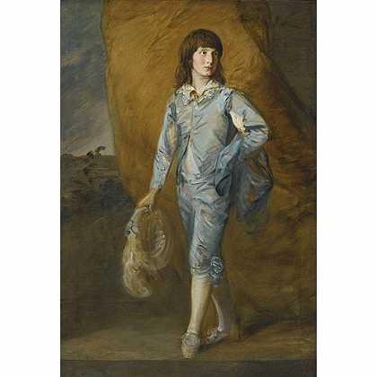 《蓝衣少年》根兹巴罗1760年创作绘画赏析