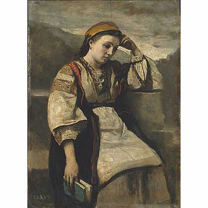 《白日梦》柯罗1860年创作绘画赏析