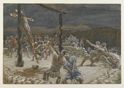 《十字架的升起》宗教油画赏析