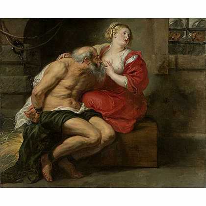 《父与女》鲁本斯1630年创作绘画赏析