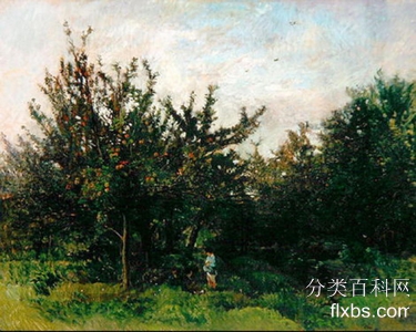 《苹果园》风景油画赏析