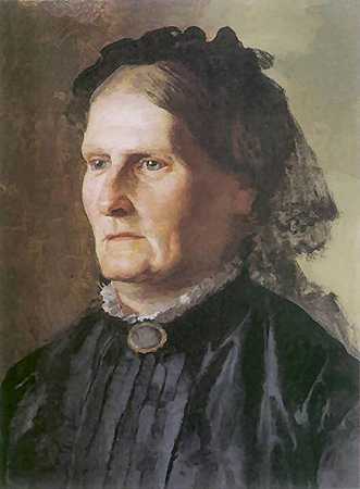《亨利西米拉兹基母亲的肖像》肖像油画赏析