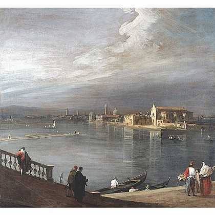 《威尼斯景观》卡纳莱托1722年创作绘画赏析