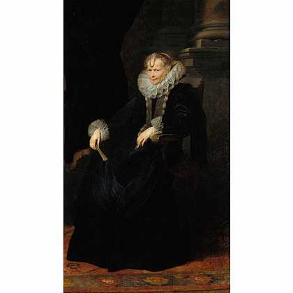 《吉诺维斯夫人肖像》戴克1621年创作绘画赏析