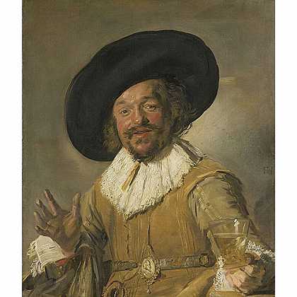 《快乐的酒徒》哈尔斯1628年创作绘画赏析