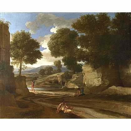 《罗马平原风景》普桑1638年创作绘画赏析