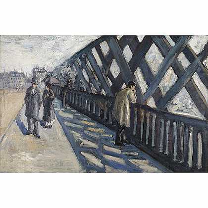 《欧洲大桥》卡玉伯特1876年创作绘画赏析