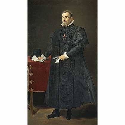 《阿雷利亚诺法官肖像》维拉斯奎兹1631年创作绘画赏析