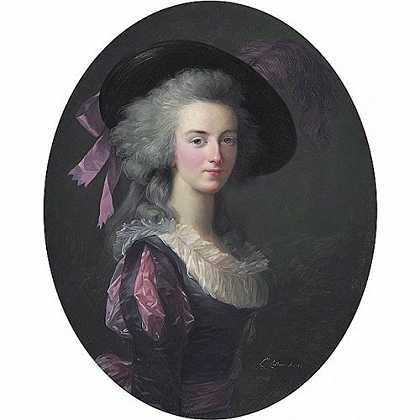 《梅利伯爵夫人》勒布伦1783年创作绘画赏析