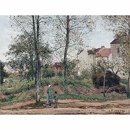 《秋季路维希安附近的风景》毕莎罗1870年创作绘画赏析