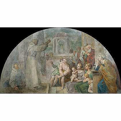 《讲道的圣迪亚哥》卡拉契1605年创作绘画赏析