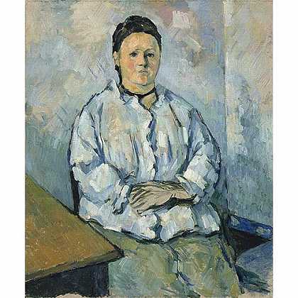 《坐着的女人》塞尚1879年创作绘画赏析