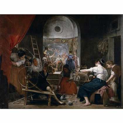 《挂毯编织者》维拉斯奎兹1657年创作绘画赏析