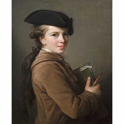 《艺术家的兄弟》勒布伦1773年创作绘画赏析