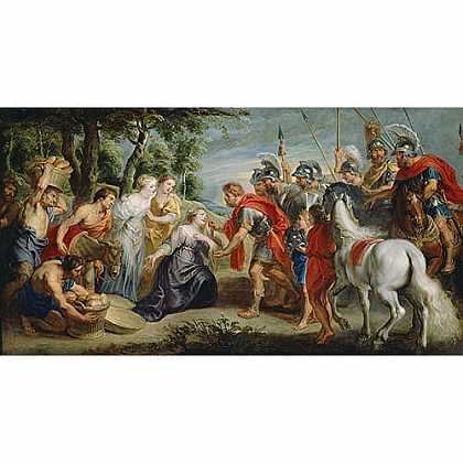 《大卫和艾比嘉的会面》鲁本斯1630年创作绘画赏析